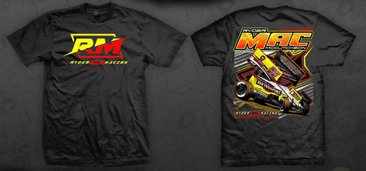 RyderMac Racing Elite T-Shirt-Black