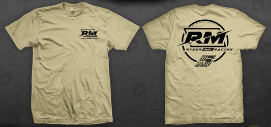 RyderMac Racing Logo T-Shirt-Beige